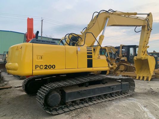 Efisiensi Tinggi Digunakan Komatsu PC200 6 Excavator Original Jepang Kuat