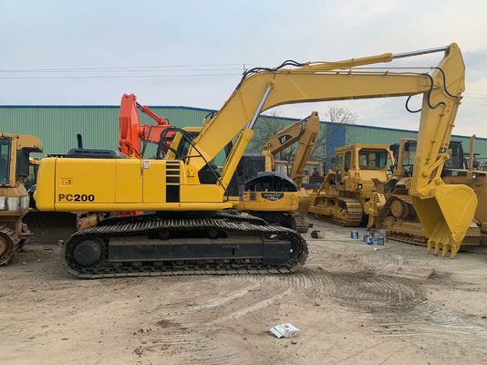 Efisiensi Tinggi Digunakan Komatsu PC200 6 Excavator Original Jepang Kuat