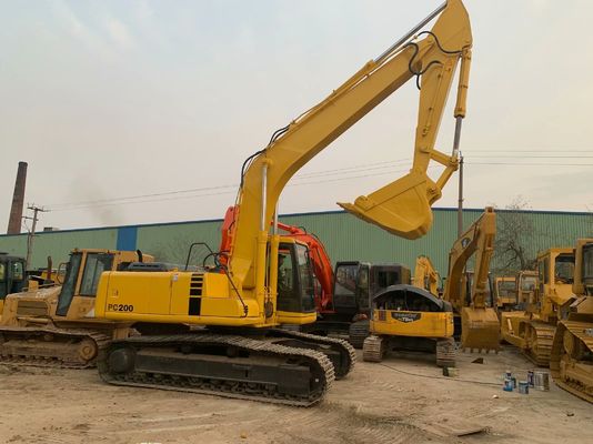 Efisiensi Tinggi Digunakan Komatsu PC200 6 Excavator Original Jepang Kuat