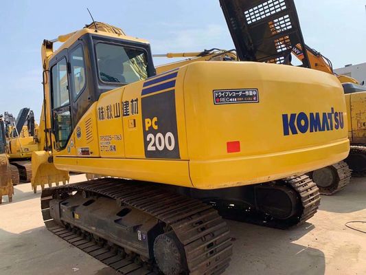 Operasi Mudah Digunakan Komatsu Excavator PC200-7 Original Jepang 20 Ton Excavator