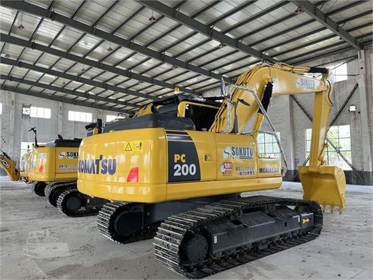 PC200-8 Digger Komatsu bekas Jepang asli Penggali tangan kedua yang dapat dirawat