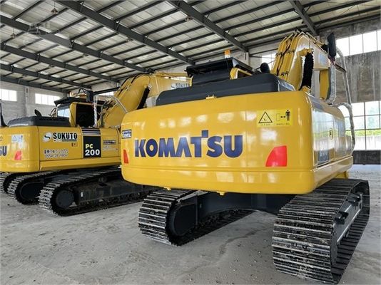 PC200-8 Digger Komatsu bekas Jepang asli Penggali tangan kedua yang dapat dirawat