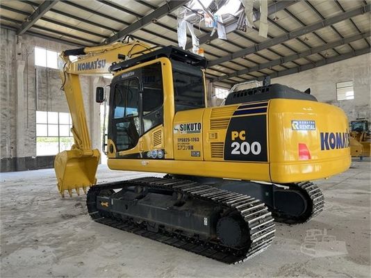 PC200-8 Digger Komatsu bekas Jepang asli Penggali tangan kedua yang dapat dirawat