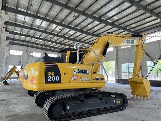 PC200-8 Digger Komatsu bekas Jepang asli Penggali tangan kedua yang dapat dirawat