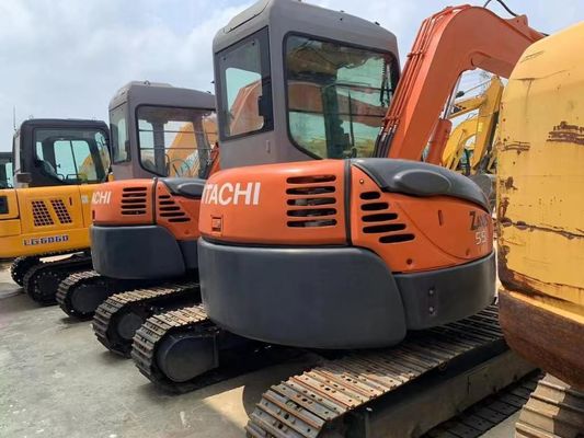 Original Jepang Digunakan Hitachi ZX55UR Mini Excavator Dalam kondisi yang sangat baik