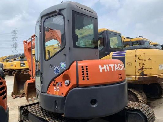 Original Jepang Digunakan Hitachi ZX55UR Mini Excavator Dalam kondisi yang sangat baik