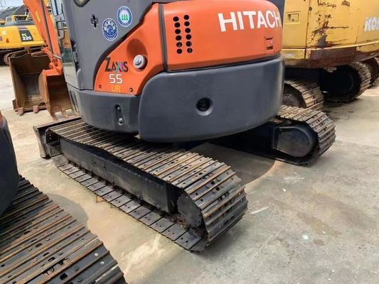 Original Jepang Digunakan Hitachi ZX55UR Mini Excavator Dalam kondisi yang sangat baik