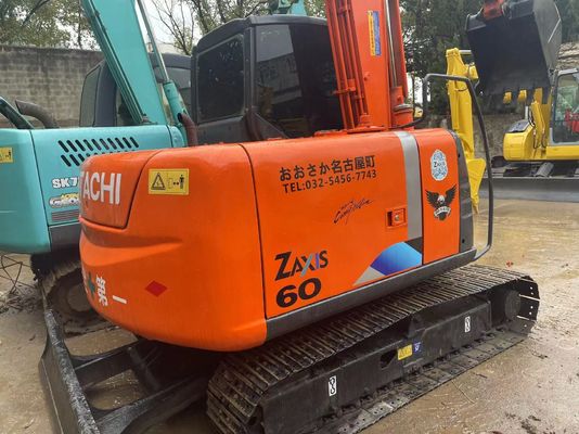 Original Jepang Digunakan Hitachi ZX60 Mini Crawler Excavator Dengan Jari Hidraulik