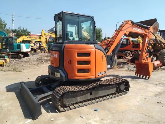 Hitachi ZX55USR-5A Mini Crawler Excavator bekas Kondisi baik Mini Excavator bekas