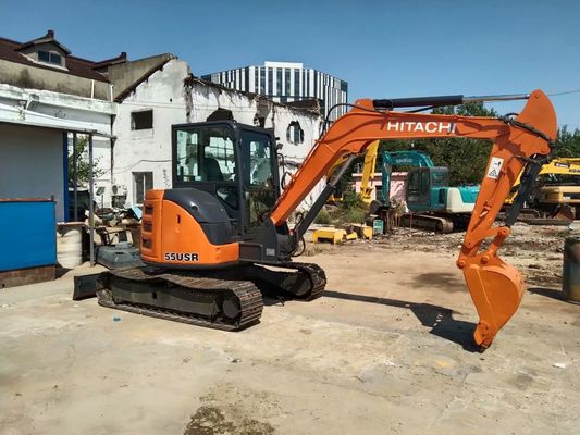 Hitachi ZX55USR-5A Mini Crawler Excavator bekas Kondisi baik Mini Excavator bekas