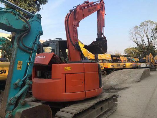 Jepang Digunakan Excavator ZX75US-3 hemat energi Hitachi Crawler Excavator