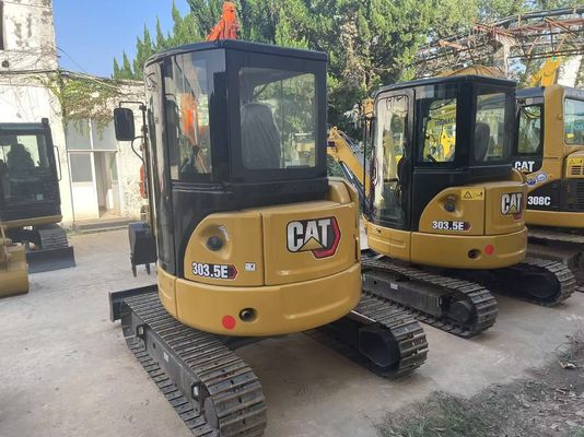 Efisiensi Energi Digunakan CAT Excavator Crawler Caterpillar 303.5 E CR tahan karat