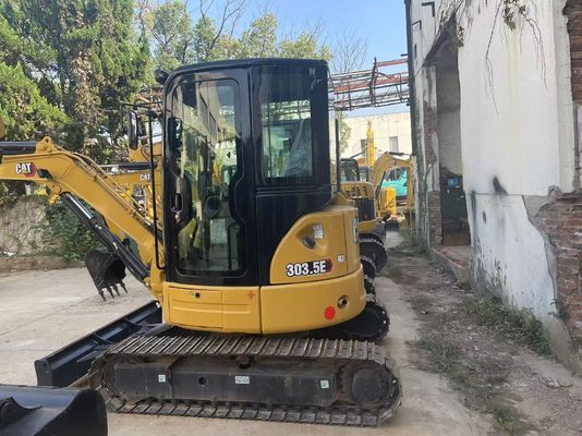 Efisiensi Energi Digunakan CAT Excavator Crawler Caterpillar 303.5 E CR tahan karat