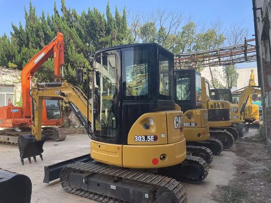 Efisiensi Energi Digunakan CAT Excavator Crawler Caterpillar 303.5 E CR tahan karat