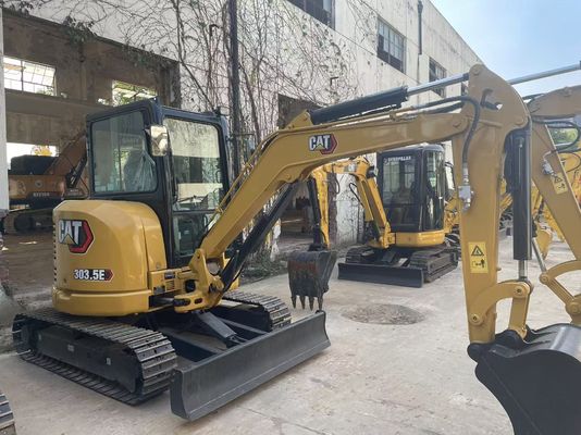 Efisiensi Energi Digunakan CAT Excavator Crawler Caterpillar 303.5 E CR tahan karat