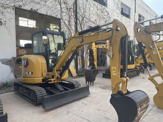 Efisiensi Energi Digunakan CAT Excavator Crawler Caterpillar 303.5 E CR tahan karat