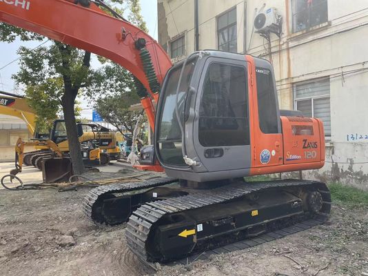 Jepang Asli Digunakan Hitachi ZX120 Crawler Excavator Dalam Kondisi Baik