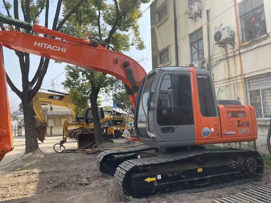 Jepang Asli Digunakan Hitachi ZX120 Crawler Excavator Dalam Kondisi Baik