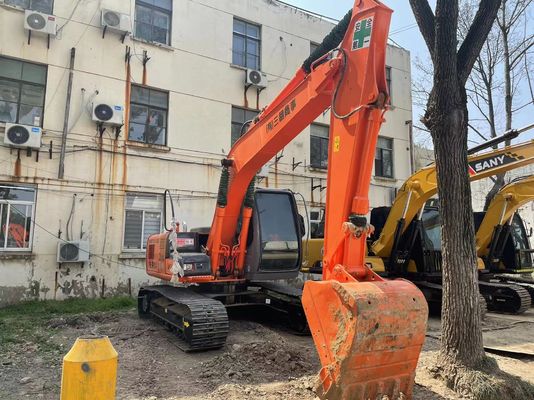 Jepang Asli Digunakan Hitachi ZX120 Crawler Excavator Dalam Kondisi Baik