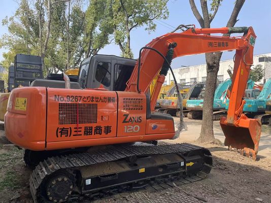 Jepang Asli Digunakan Hitachi ZX120 Crawler Excavator Dalam Kondisi Baik