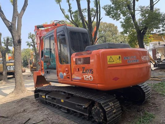 Jepang Asli Digunakan Hitachi ZX120 Crawler Excavator Dalam Kondisi Baik
