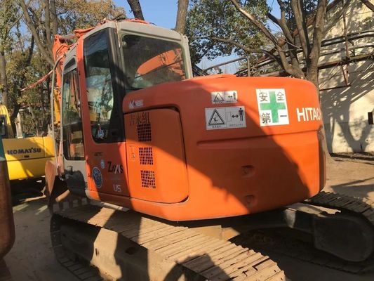 ZX135US Excavator bekas Kondisi baik Hitachi Crawler Excavator Warna asli