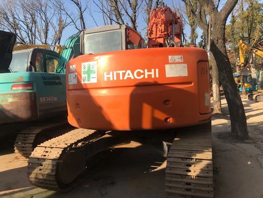 ZX135US Excavator bekas Kondisi baik Hitachi Crawler Excavator Warna asli