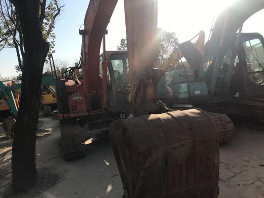ZX135US Excavator bekas Kondisi baik Hitachi Crawler Excavator Warna asli