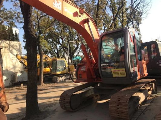 ZX135US Excavator bekas Kondisi baik Hitachi Crawler Excavator Warna asli