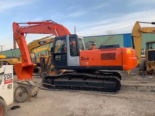 Digunakan Hitachi ZX240HG Crawler Mounted Hydraulic Excavator Cat ulang