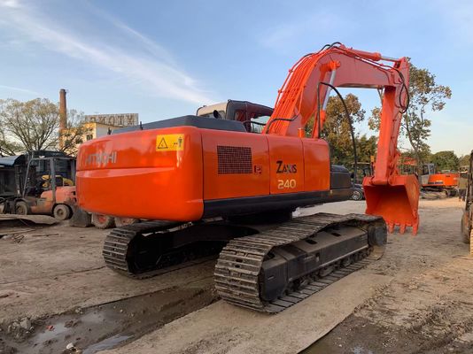Digunakan Hitachi ZX240HG Crawler Mounted Hydraulic Excavator Cat ulang