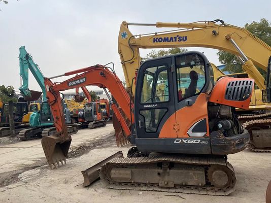 Tahun 2018 Digunakan Doosan DX60-9C Mini Excavator Dalam kondisi sangat baik/ Digunakan Doosan Mini Excavator Untuk Dijual