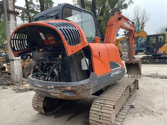 Tahun 2018 Digunakan Doosan DX60-9C Mini Excavator Dalam kondisi sangat baik/ Digunakan Doosan Mini Excavator Untuk Dijual