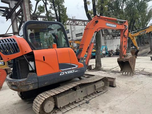 Tahun 2018 Digunakan Doosan DX60-9C Mini Excavator Dalam kondisi sangat baik/ Digunakan Doosan Mini Excavator Untuk Dijual