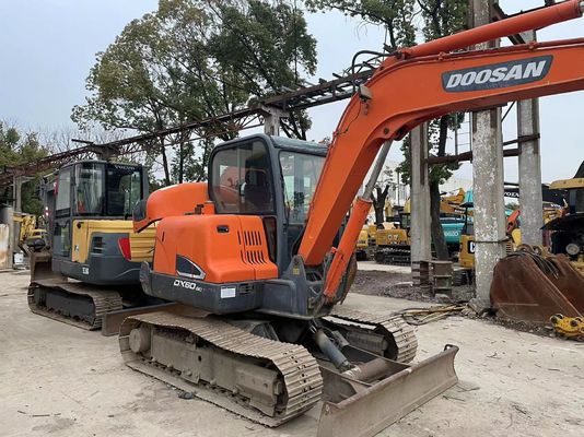 Tahun 2018 Digunakan Doosan DX60-9C Mini Excavator Dalam kondisi sangat baik/ Digunakan Doosan Mini Excavator Untuk Dijual