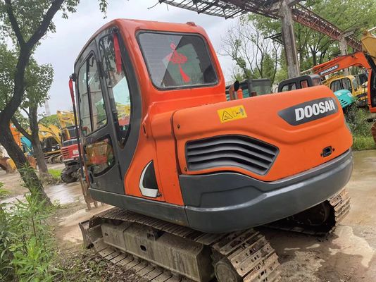 Doosan DX75-9C Mini Excavator 2017 Tahun Visibilitas dan Keamanan