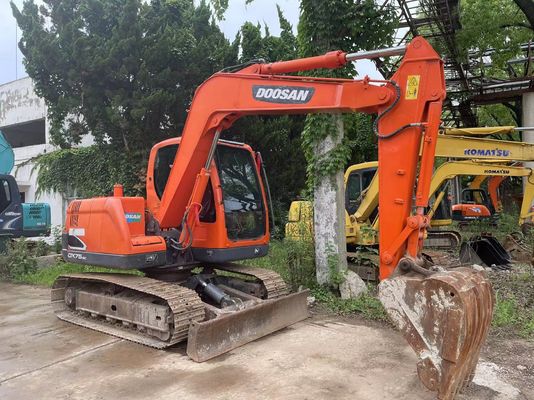 Doosan DX75-9C Mini Excavator 2017 Tahun Visibilitas dan Keamanan