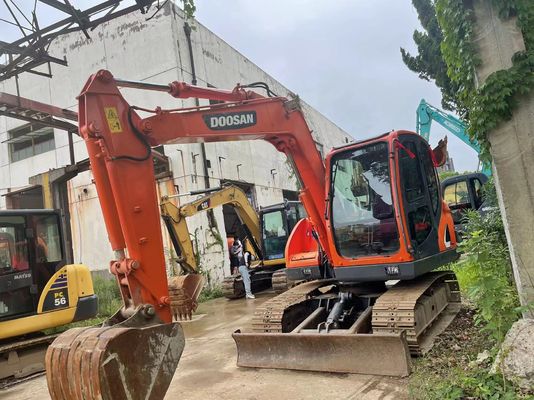 Doosan DX75-9C Mini Excavator 2017 Tahun Visibilitas dan Keamanan
