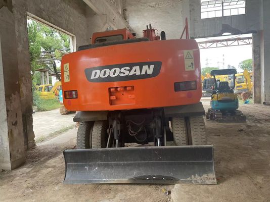 Smart Control Digunakan Excavator DH150W-7 Doosan Roda Excavator 2012 Tahun