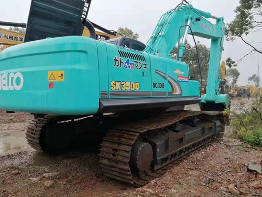 Crawler Digunakan Penggali Kobelco SK350-8 35 Ton Penggali Dengan Cat Asli