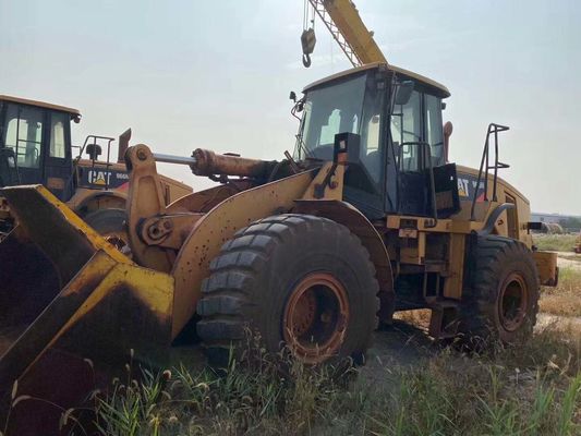 966H Warna Asli Caterpillar wheel loader bekas Dalam kondisi baik