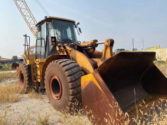 966H Warna Asli Caterpillar wheel loader bekas Dalam kondisi baik