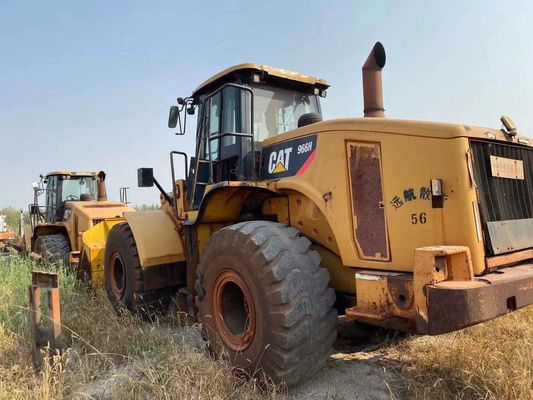 966H Warna Asli Caterpillar wheel loader bekas Dalam kondisi baik