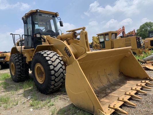 Low noise 966H Digunakan CAT Wheel Loader Efisiensi Tinggi Dengan Mesin CAT