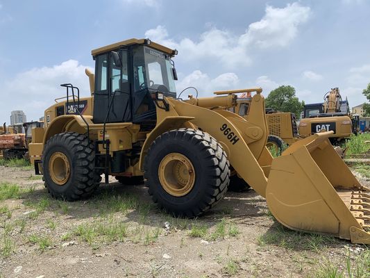 Low noise 966H Digunakan CAT Wheel Loader Efisiensi Tinggi Dengan Mesin CAT
