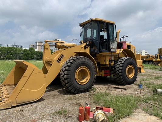 Low noise 966H Digunakan CAT Wheel Loader Efisiensi Tinggi Dengan Mesin CAT