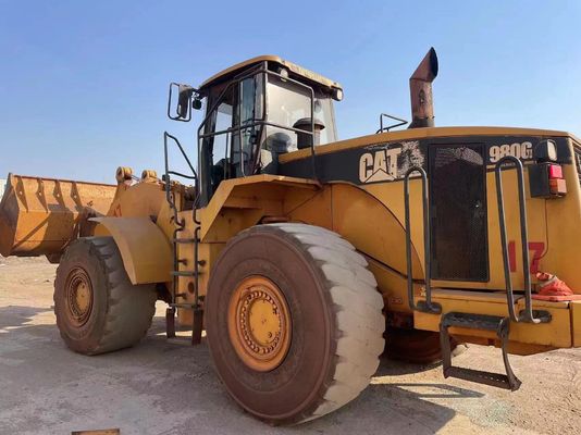 Roda Caterpillar 980G Loader Mudah dioperasikan Dalam kondisi baik