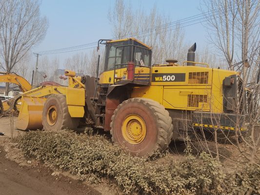 Komatsu WA500 6 Wheel Loader WA600-6 yang Digunakan Efisiensi Bahan Bakar untuk Konstruksi