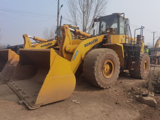 Komatsu WA500 6 Wheel Loader WA600-6 yang Digunakan Efisiensi Bahan Bakar untuk Konstruksi