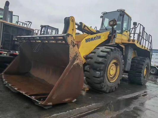 Komatsu WA600-6 Pemuat Roda Kecil Yang Digunakan WA500-6 Operasi Keamanan Untuk Pertambangan